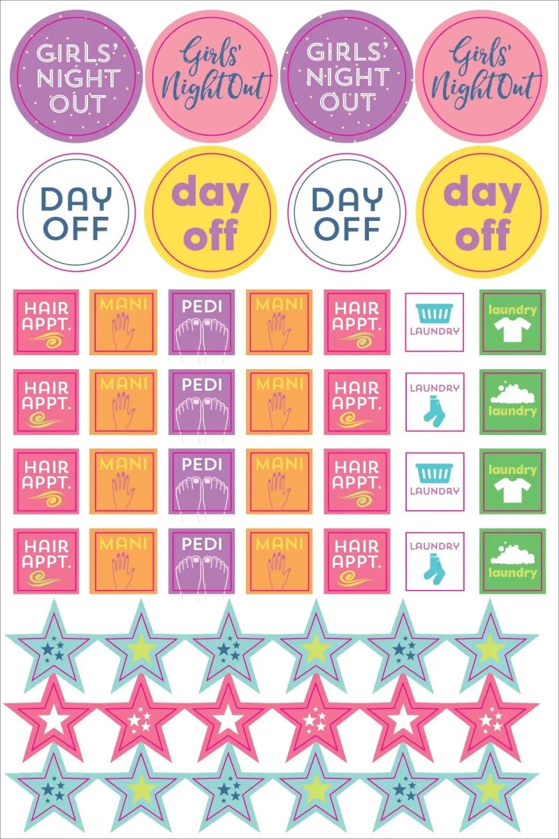 Planner stickers Kalenderstickers - Weekly planner - 4 - Peter Pauper Press - Tidformera