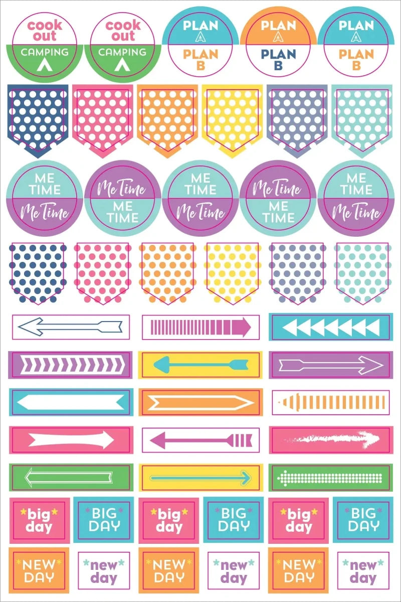 Planner stickers Kalenderstickers - Weekly planner - 13 - Peter Pauper Press - Tidformera