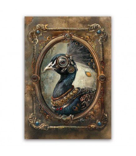 Rice Paper Decoupage A4 10-pack - Steampunk - 5 - Paper Designs - Tidformera