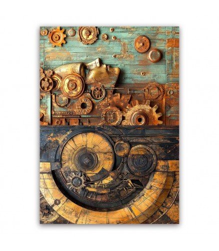 Rice Paper Decoupage A4 10-pack - Steampunk - 10 - Paper Designs - Tidformera