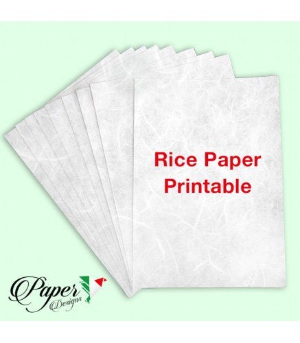 Rice Paper Decoupage A4 10-pack - Utskrivningsbar - 1 - Paper Designs - Tidformera