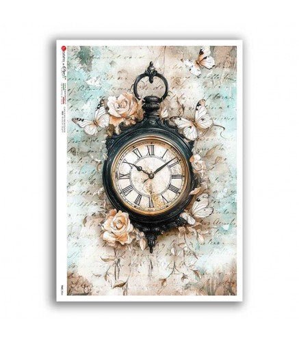 Rice Paper Decoupage - A5 - TIME 0066 - 1 - Paper Designs - Tidformera