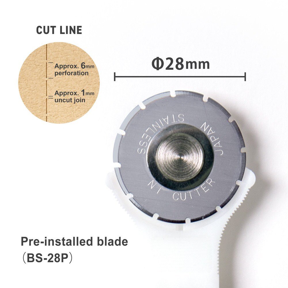 Rullkniv NT Cutter RO-SK28 - Perforerat snitt - 3 - NT Cutter - Tidformera