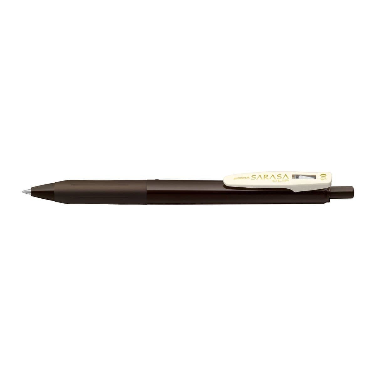 Sarasa Clip Vintage Gelpenna 0.5 mm - Brown - 1 - Zebra - Tidformera