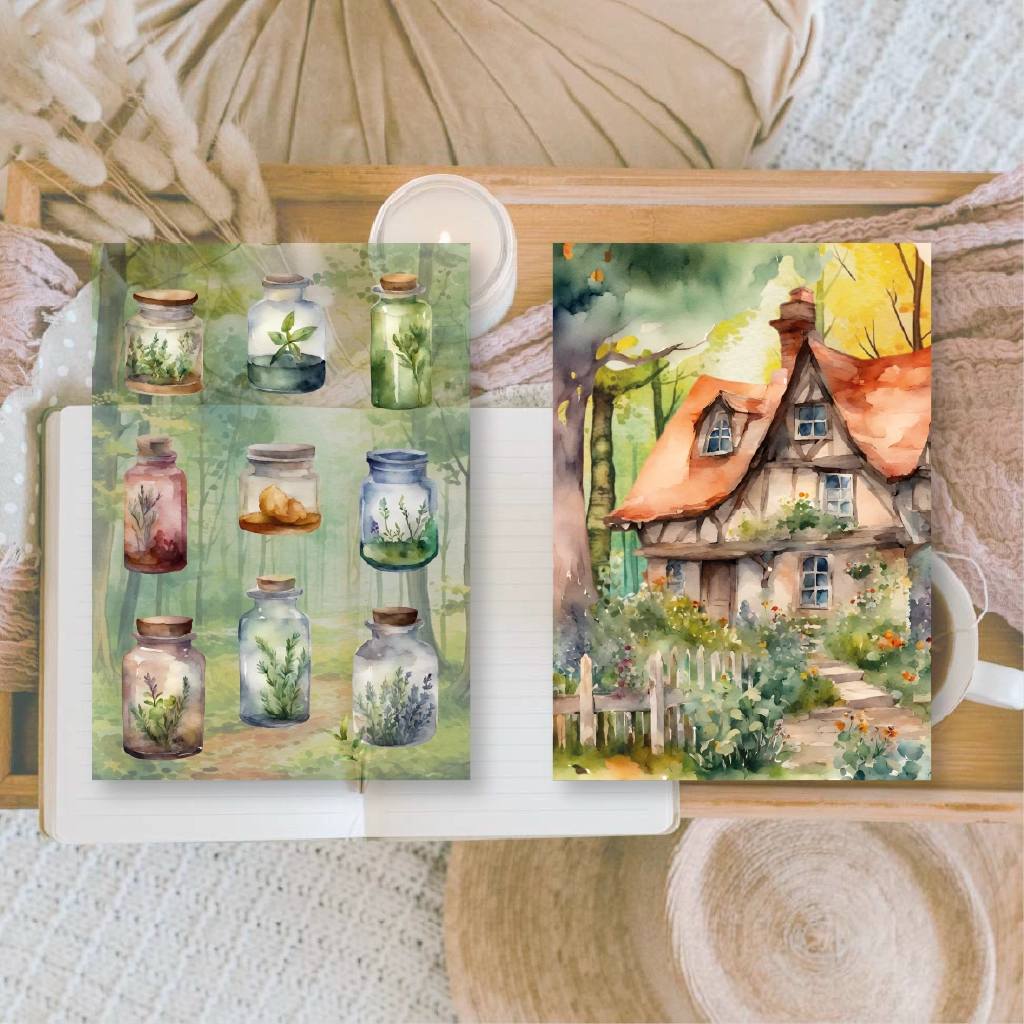 Scrap Paper 7,4 x 10,5 - Earth Witches - 3 - Plan & Plot Studio - Tidformera