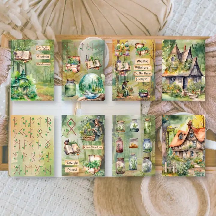 Scrap Paper 7,4 x 10,5 - Earth Witches - 1 - Plan & Plot Studio - Tidformera