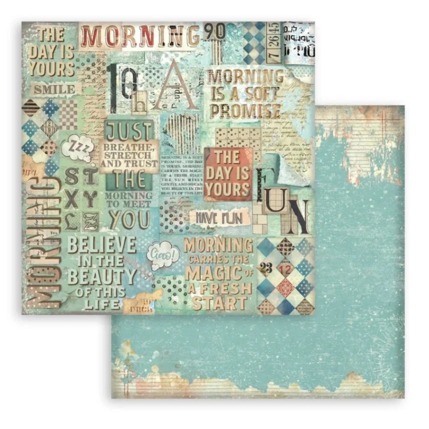 Scrapbookingpapper - Backgrounds - Furry Friends - 3 - Stamperia - Tidformera