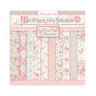 Scrapbookingpapper - Backgrounds - Rose Parfum - 1 - Stamperia - Tidformera