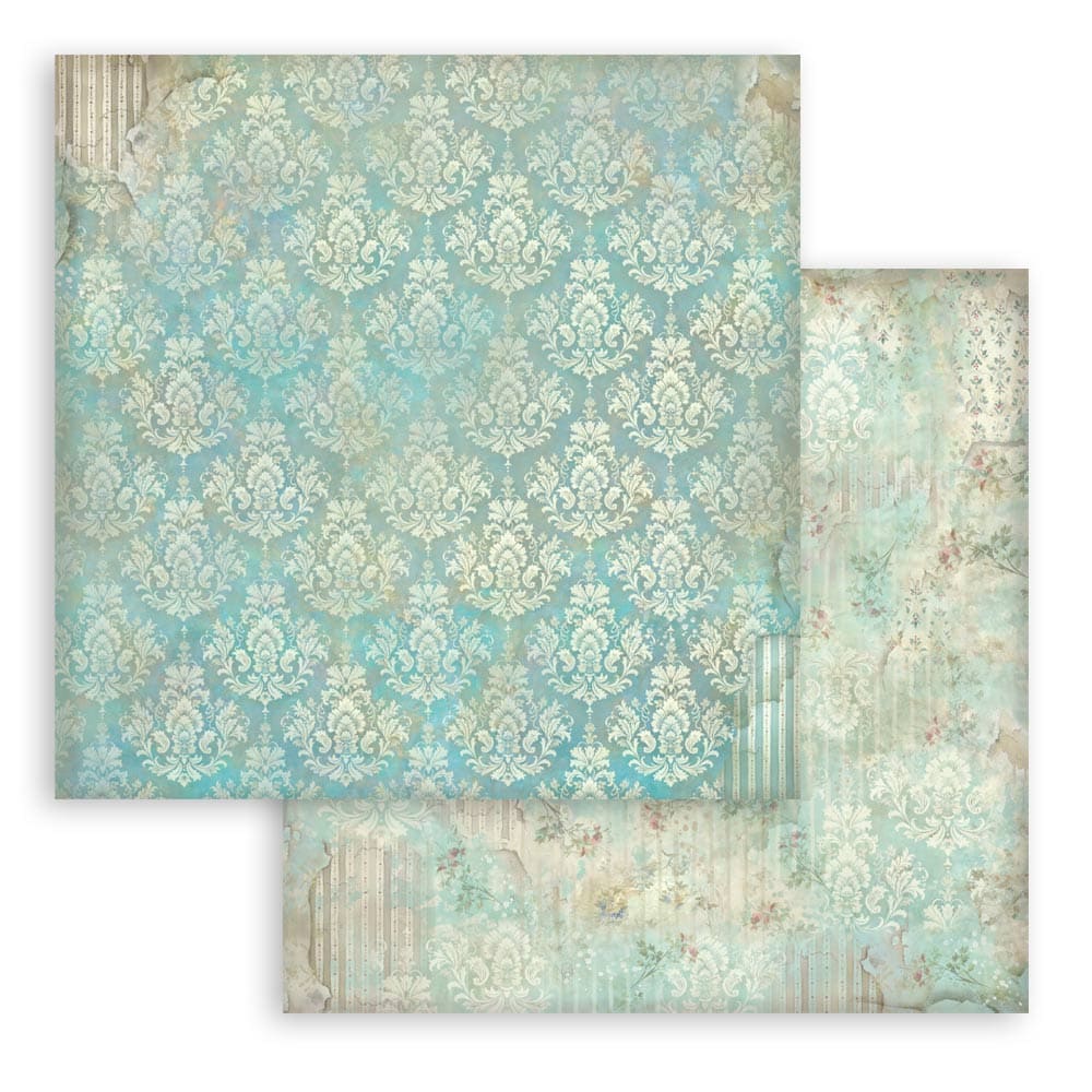 Scrapbookingpapper - Backgrounds - Symphony - 7 - Stamperia - Tidformera