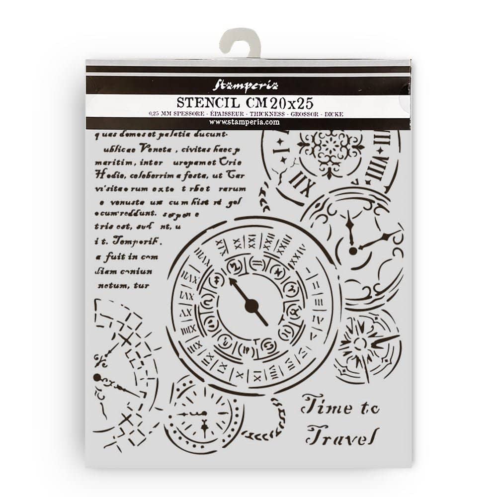 Stencil Selection - Venice City of Art - 12 - Stamperia - Tidformera