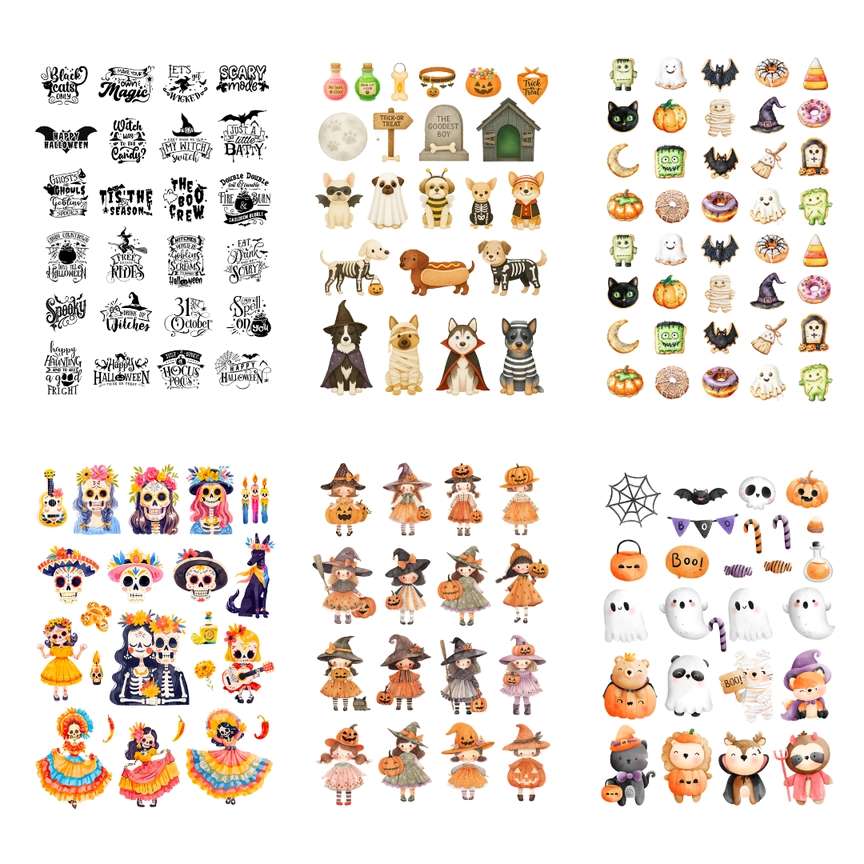 Sticker book - Penpaling Paula - Halloween - 2 - Penpaling Paula - Tidformera