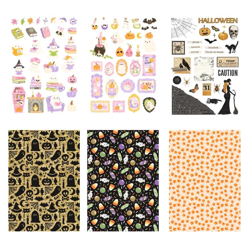 Sticker book - Penpaling Paula - Halloween - 3 - Penpaling Paula - Tidformera