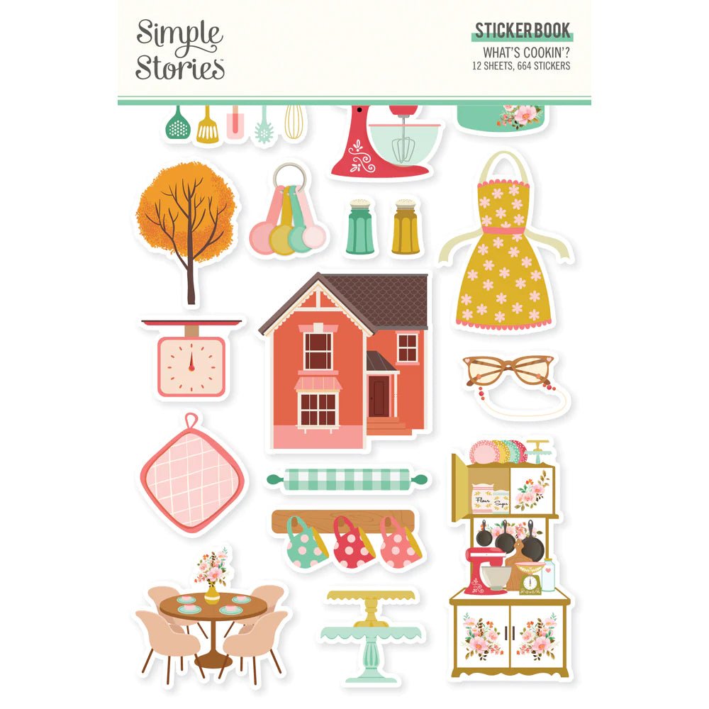 Sticker book What's cookin'? - 1 - Simple Stories - Tidformera