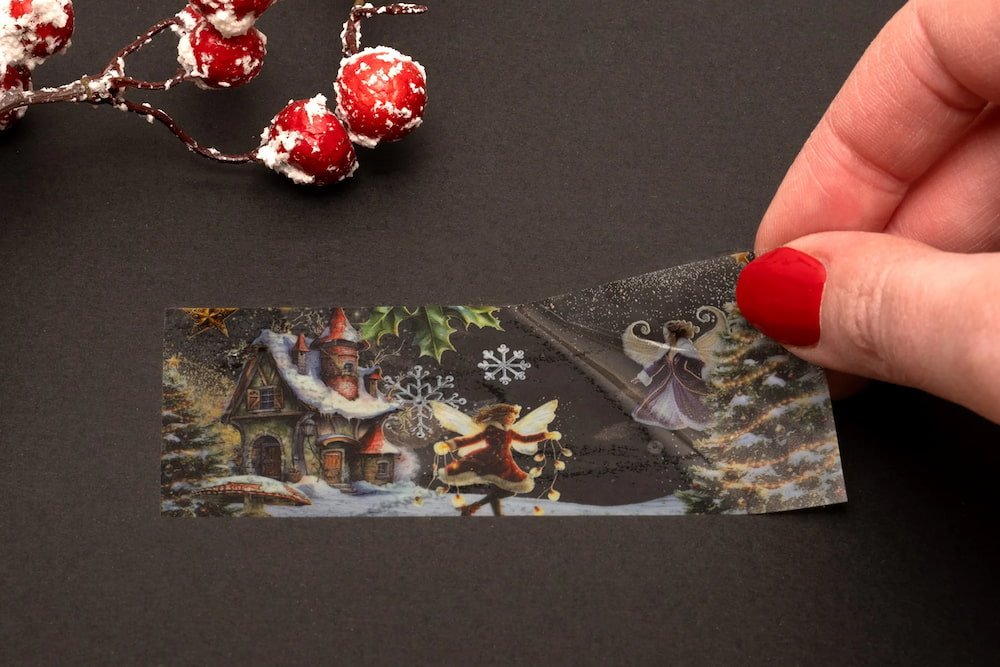 Sticker Pet Tape - Fairy Winter 40 mm - 3 - Studio Light - Tidformera