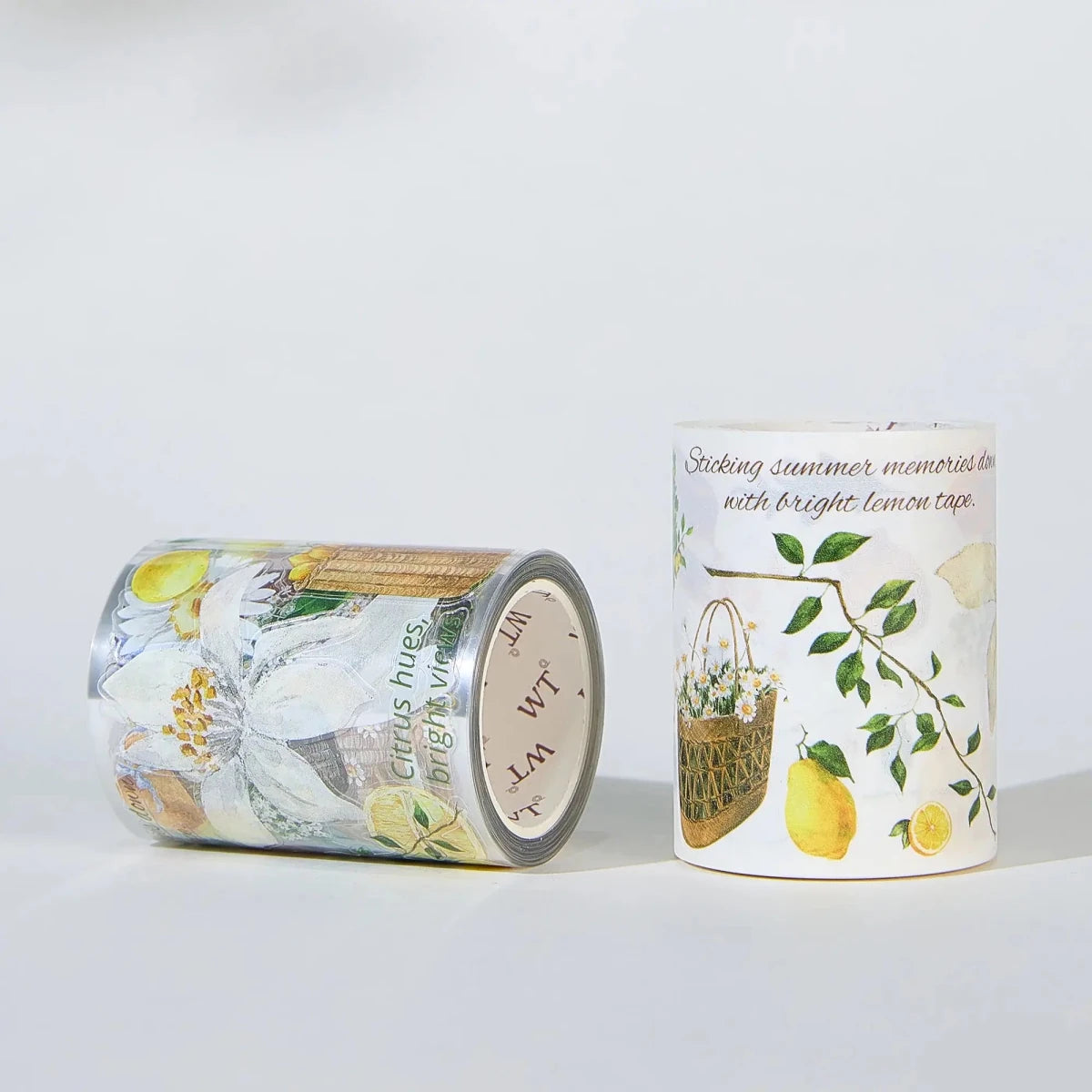 Sticker Pet Tape - Pre-cut - 60 mm - Lemon Breeze - 7 - Washi Tape Shop - Tidformera