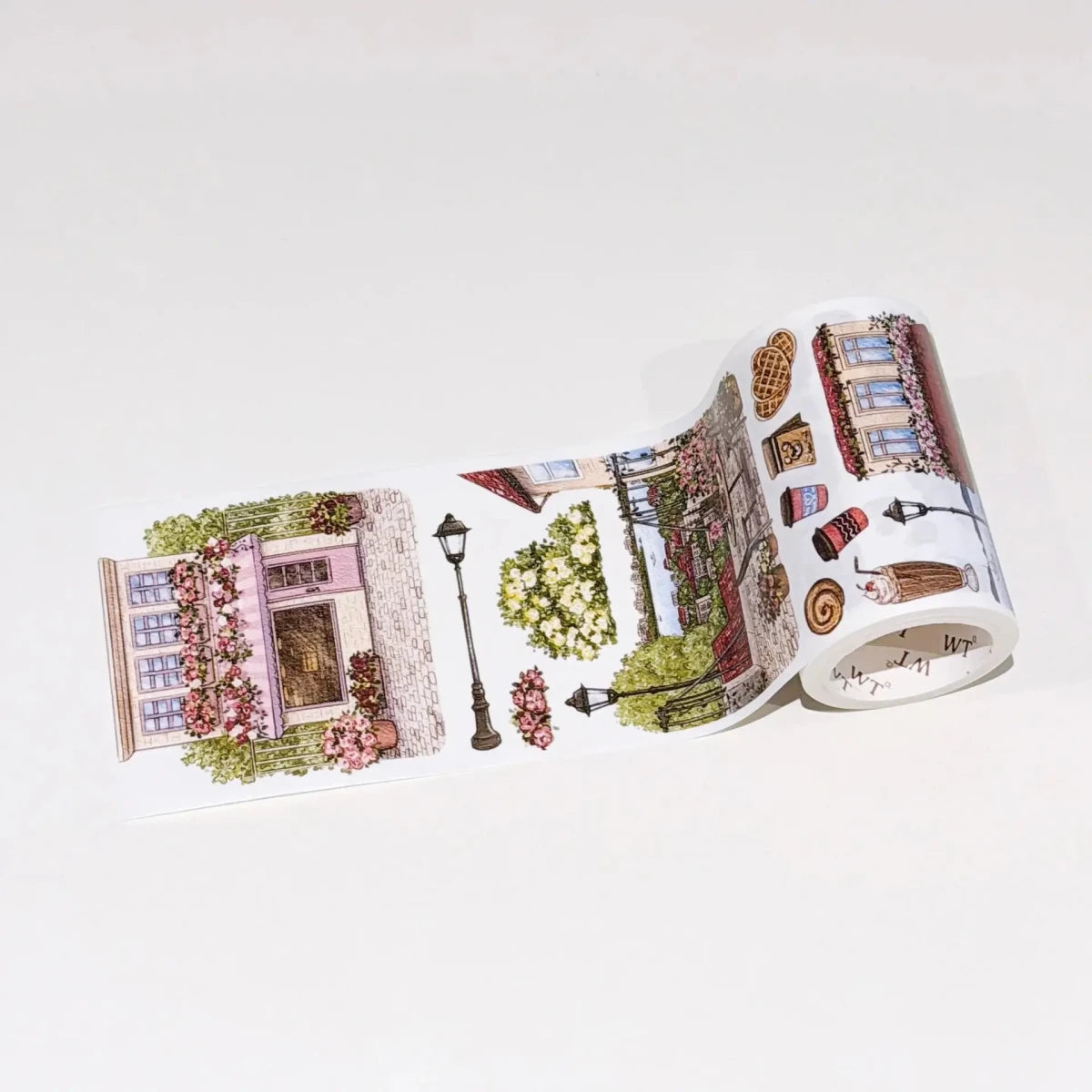 Sticker Washi Tape - Pre-cut - 70 mm - Maple Café - 5 - Washi Tape Shop - Tidformera