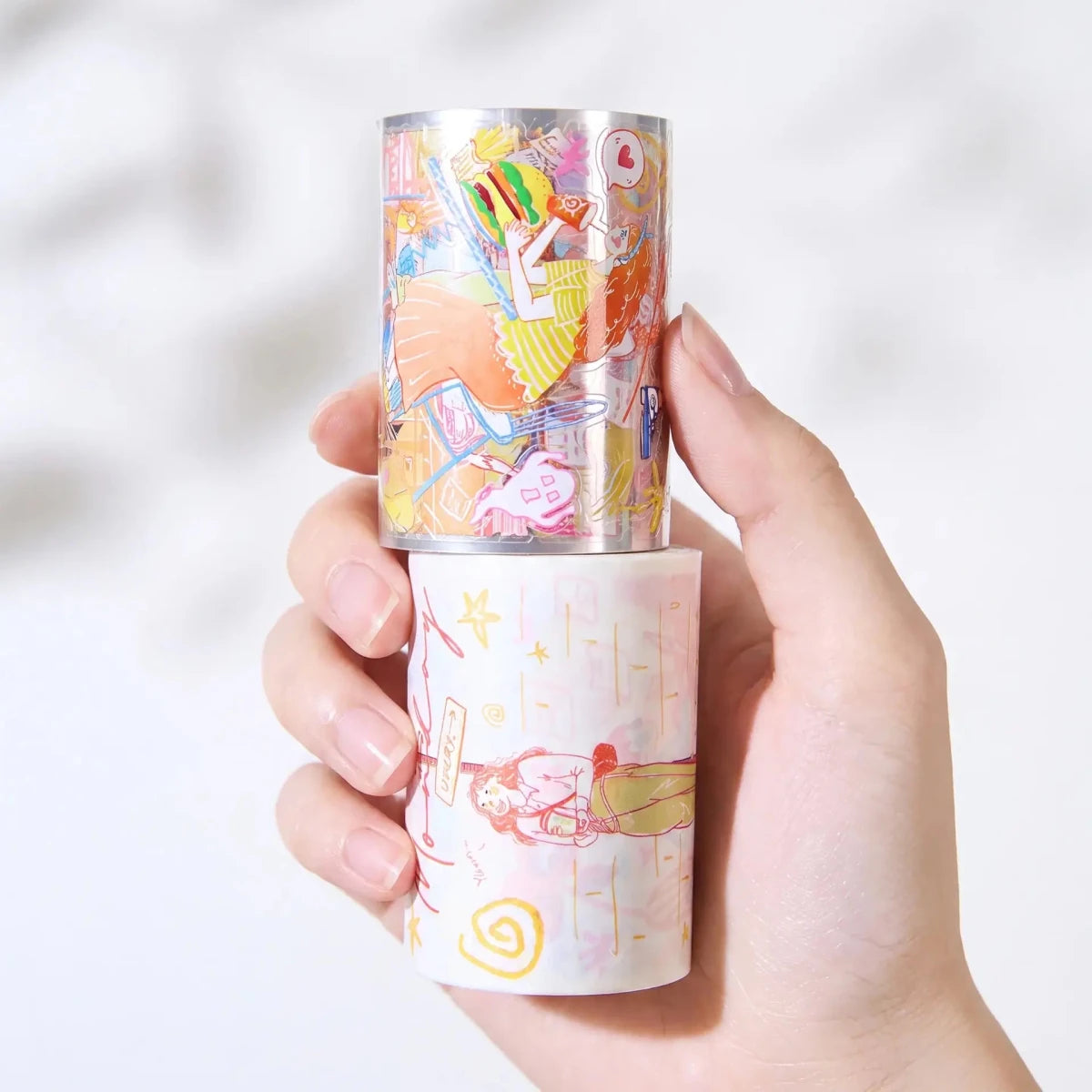 Sticker Washi Tape - Pre-cut - Cloud 9 - 65 mm - 4 - Washi Tape Shop - Tidformera