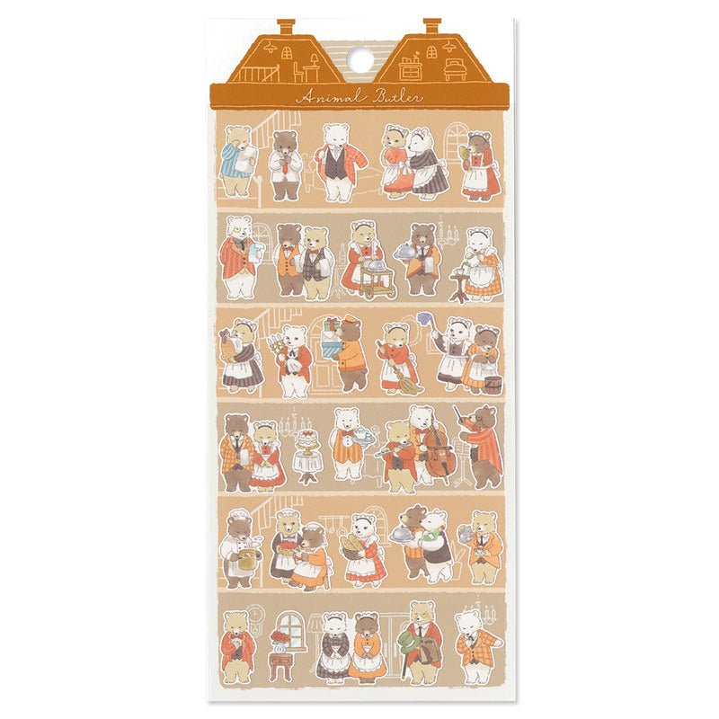 Stickers Animal Butler - Bear - 1 - Mind Wave - Tidformera
