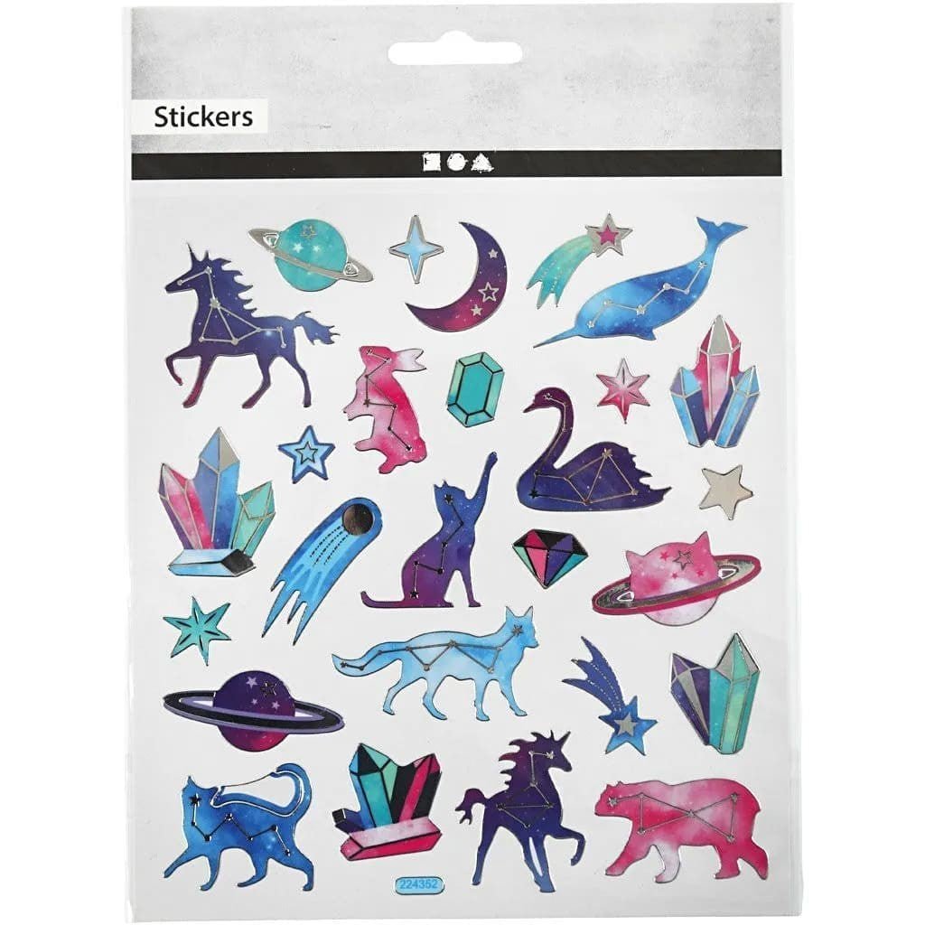 Stickers Creotime Rymden - Djur med stjärntecken - 2 - Creotime - Tidformera