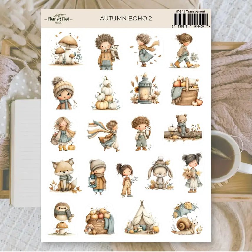 Stickers Plan & Plot Studio Vinyl - Autumn Boho 2 - 1 - Plan & Plot Studio - Tidformera
