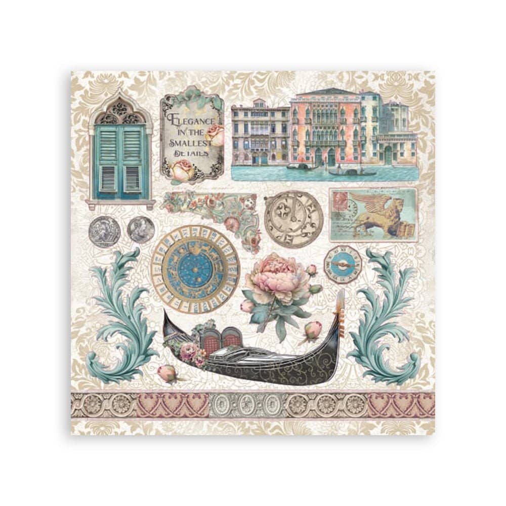 Stickers - Venice City of Art - 3 - Stamperia - Tidformera