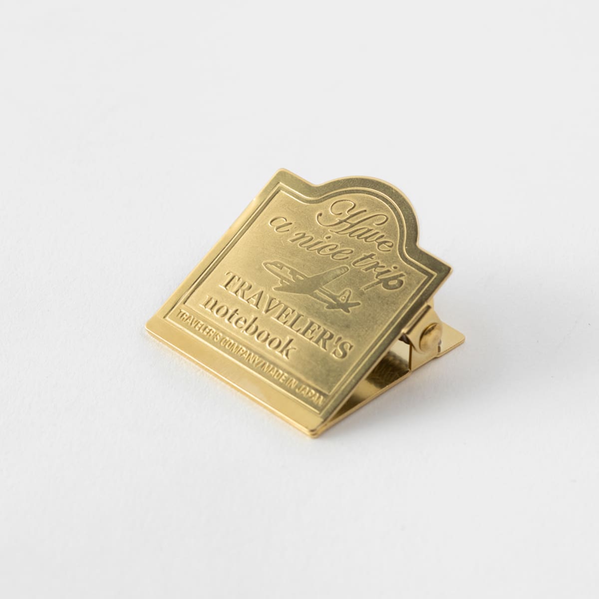 TN Brass Clip 030. Airplane - 3 - Traveler's Company - Tidformera