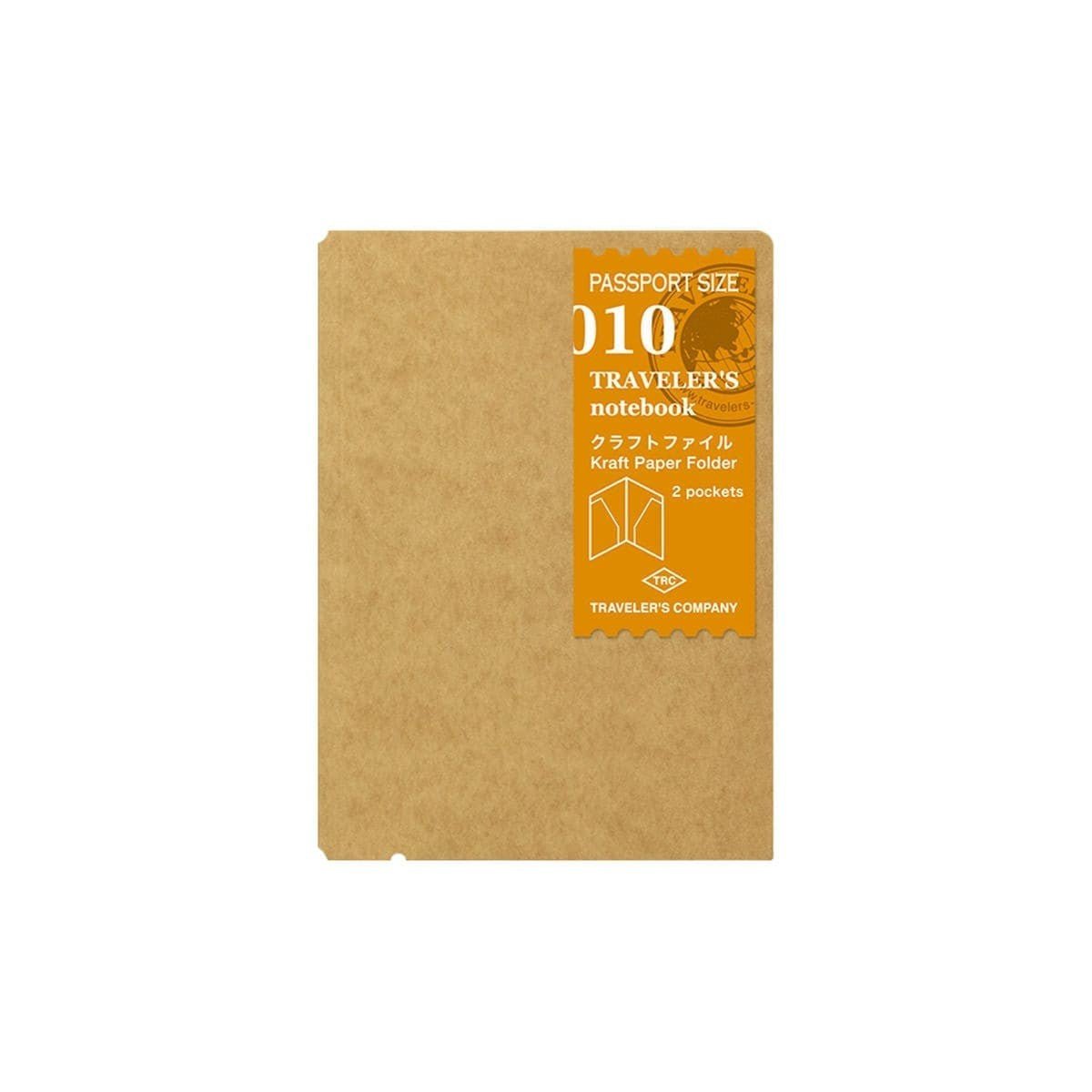 TN Passport Refill 010. Kraft Paper Folder - 1 - Traveler's Company - Tidformera