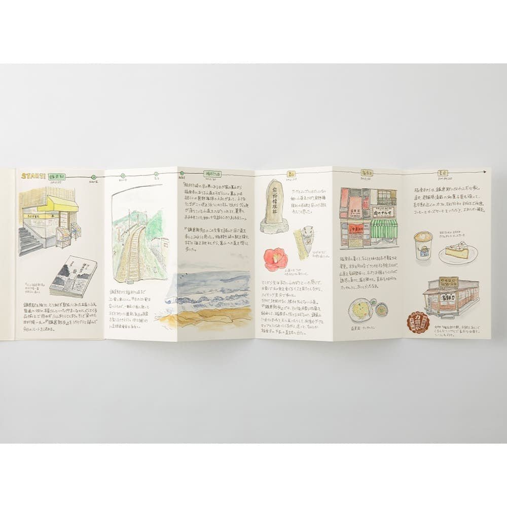 TN Regular Refill 032. Accordion Fold Paper - 3 - Traveler's Company - Tidformera