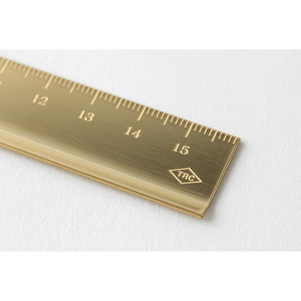 TRC Brass Mässing - Ruler - 4 - Traveler's Company - Tidformera