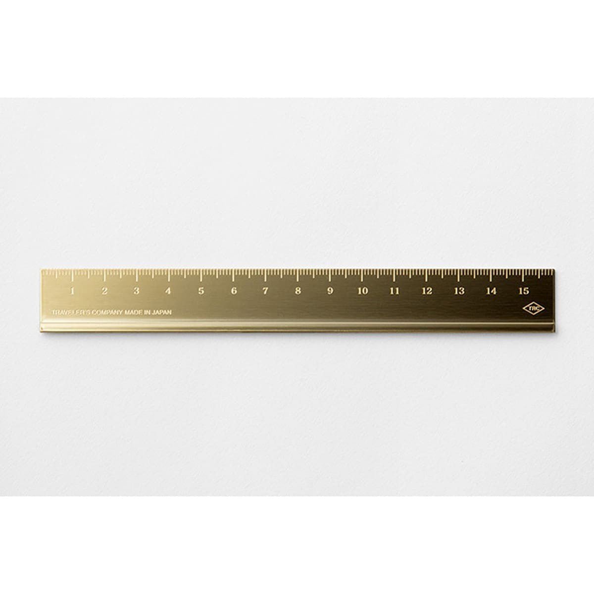 TRC Brass Mässing - Ruler - 1 - Traveler's Company - Tidformera