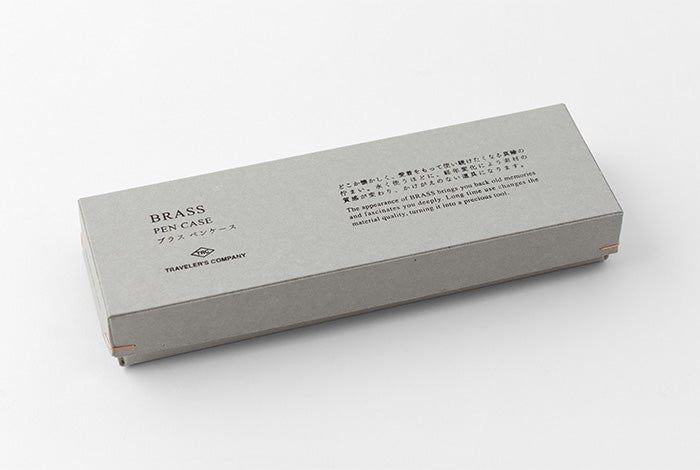 TRC Brass Pencase Solid Brass - 6 - Traveler's Company - Tidformera