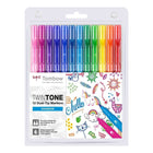 TWINTONE Dual - tip markers 12 - pack - Rainbow - 1 - Tombow - Tidformera