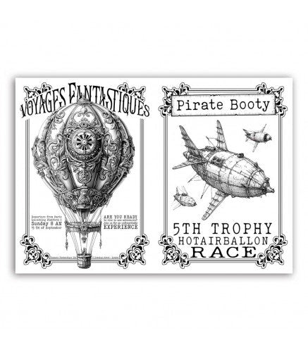 Vellum Paper A4 10-pack - Steampunk - 5 - Paper Designs - Tidformera