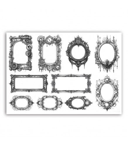 Vellum Paper A4 10-pack - Steampunk - 7 - Paper Designs - Tidformera