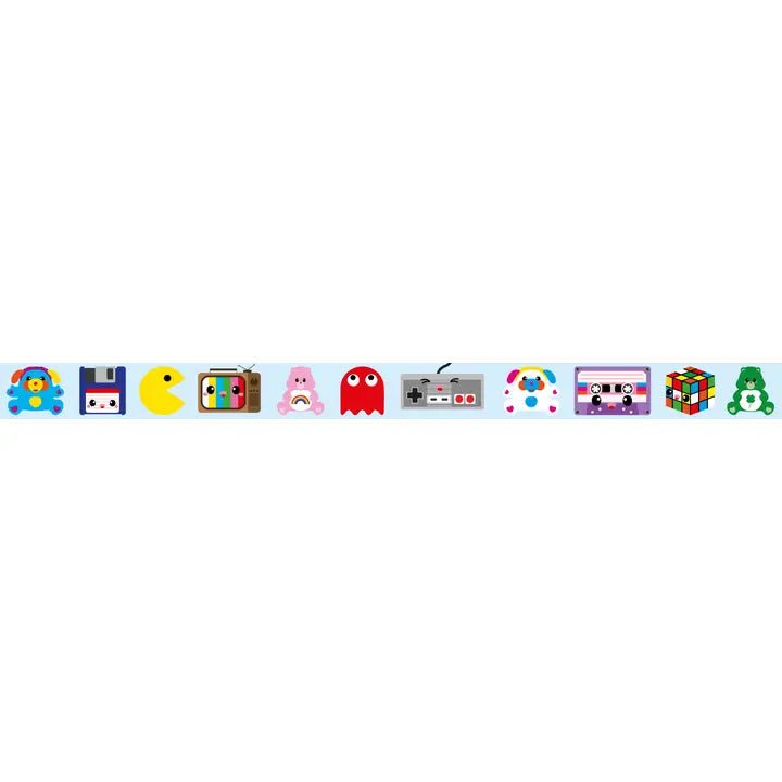 Washi tape 15 mm - 80's Icons Popculture Retro - 3 - Studio Inktvis B.V - Tidformera
