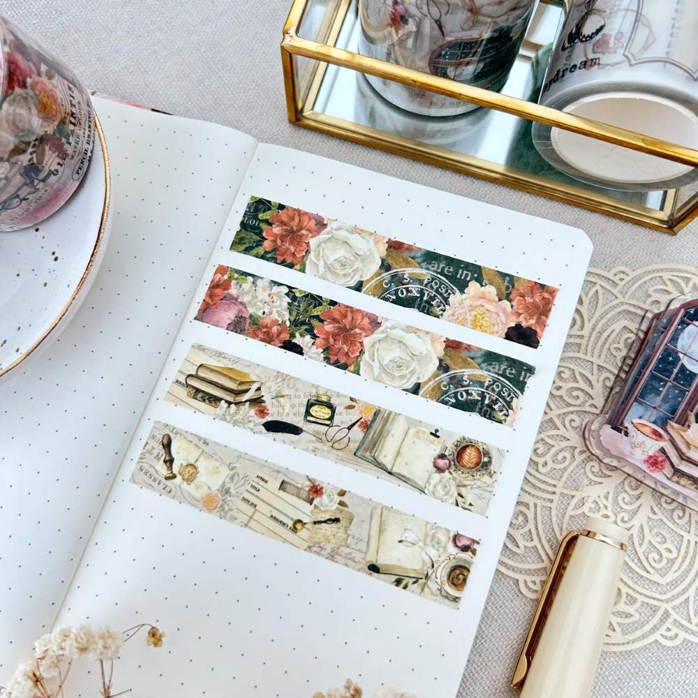 Washi tape 15 mm One More Chapter - Pattern - 2 - Hello Petite Paper - Tidformera