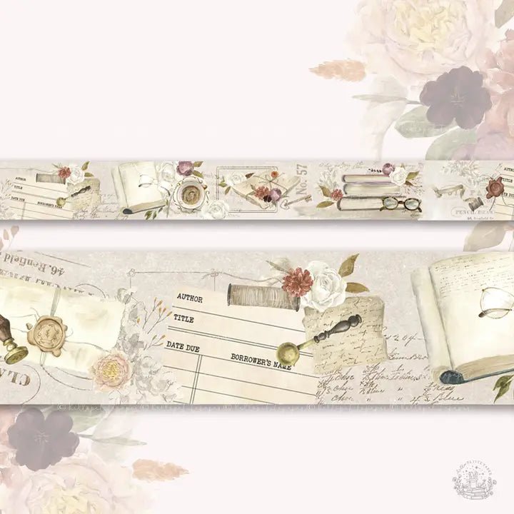 Washi tape 15 mm One More Chapter - Pattern - 1 - Hello Petite Paper - Tidformera