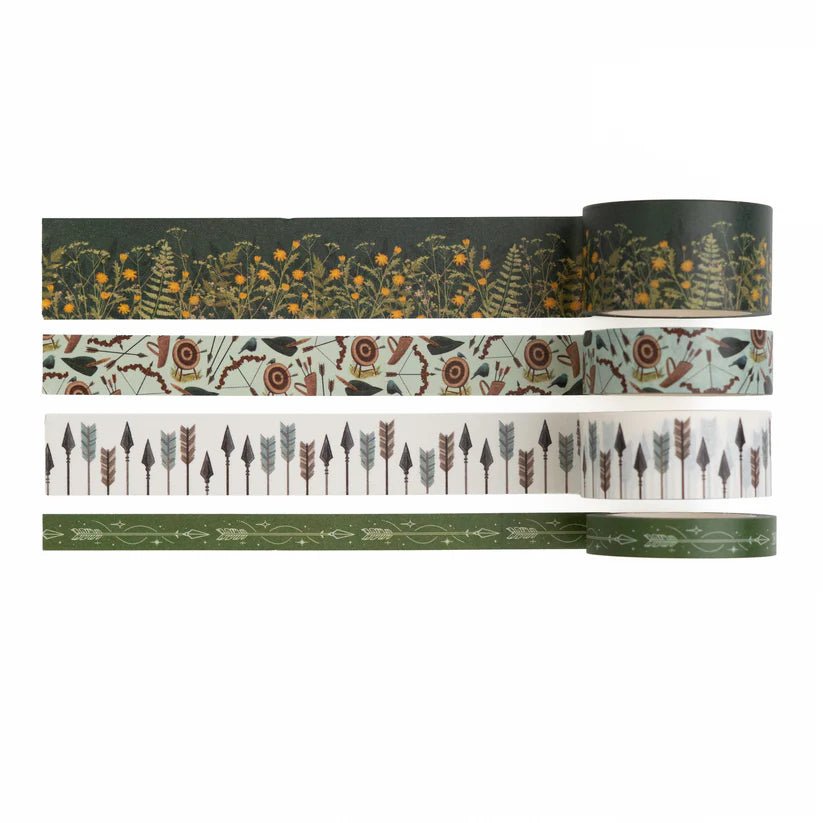 Washi tape - 4 - pack - The Archer - 1 - Archer & Olive - Tidformera