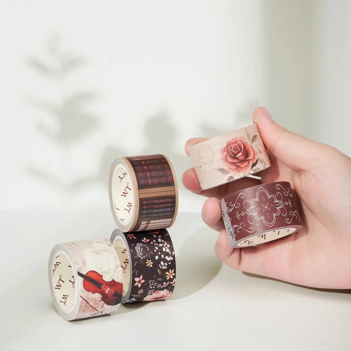 Washi tape Academia 5 - pack - 9 - Washi Tape Shop - Tidformera