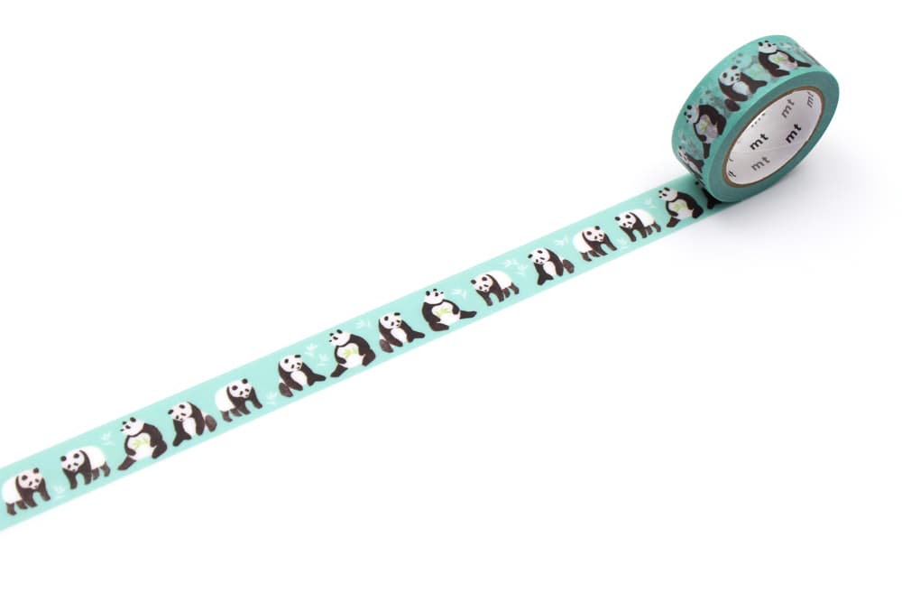 Washi Tape Ex 15 mm Maruichikyu - Panda - 1 - MT masking tape - Tidformera