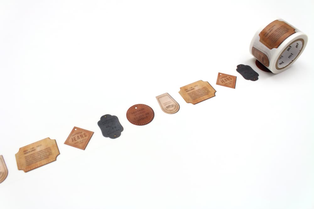 Washi Tape Ex - Leather tag - 1 - MT masking tape - Tidformera