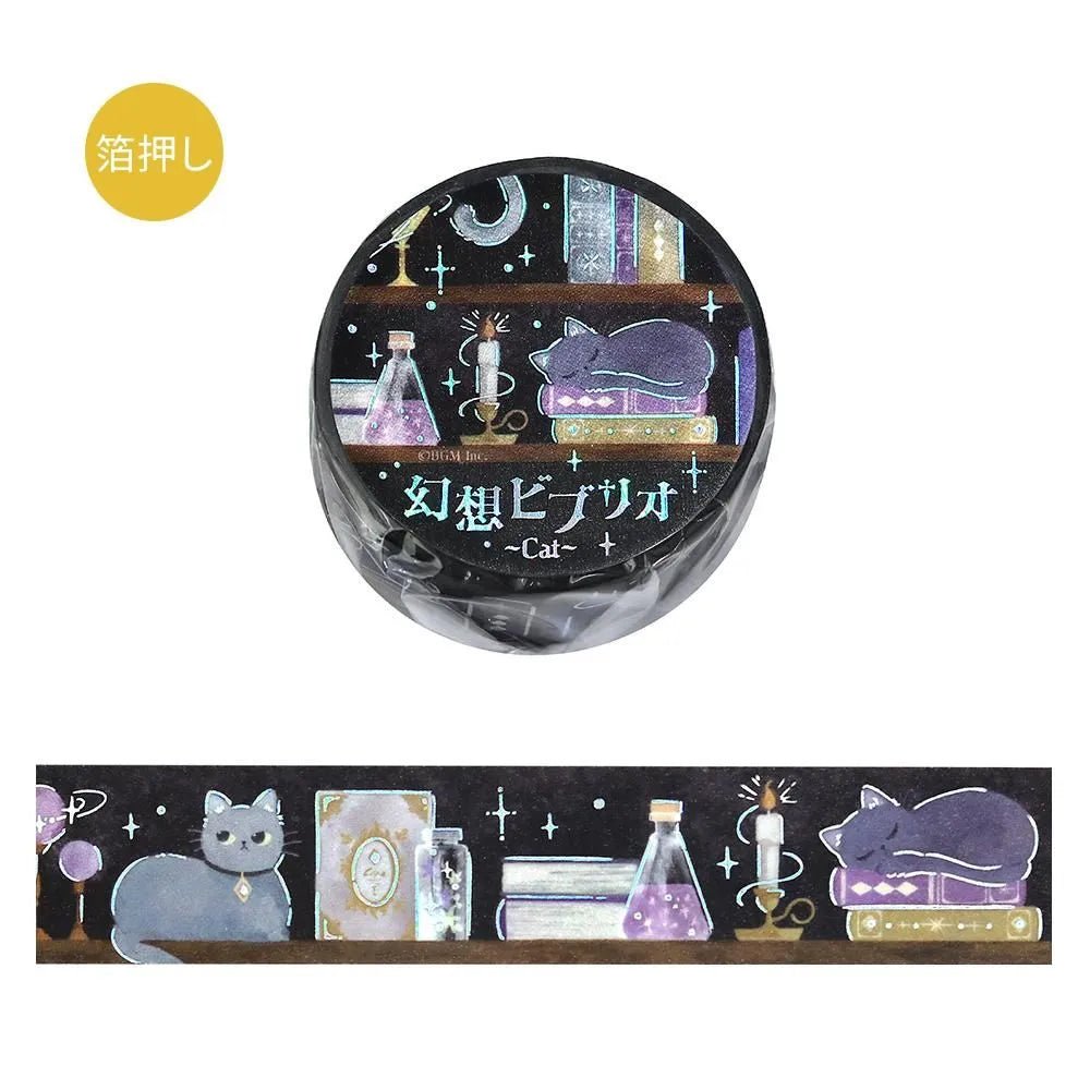 Washi Tape Fantasy Vibrio - Cat - 1 - BGM - Tidformera