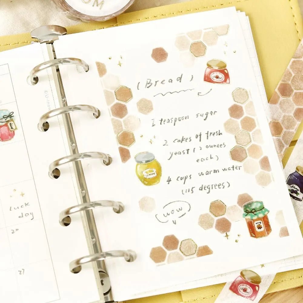 Washi Tape Grand Honeycomb - 2 - BGM - Tidformera