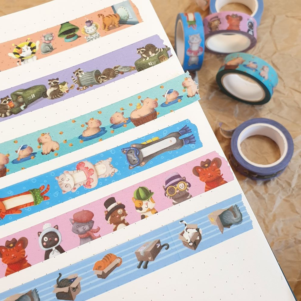 Washi tapes från Hop & Flop. Tidformera