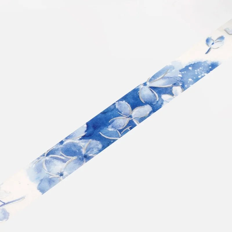 Washi Tape Watercolor Flower - Hydrangea - 4 - BGM - Tidformera