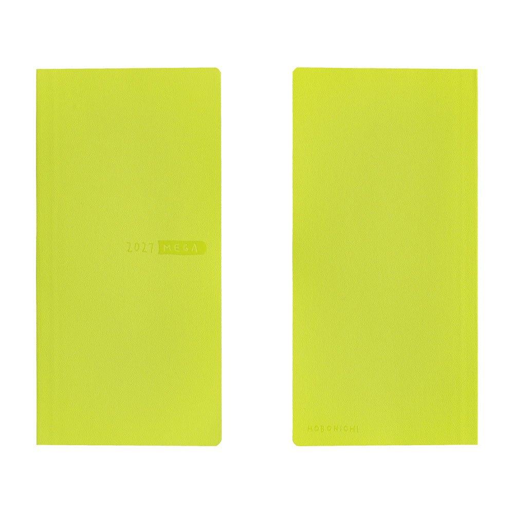 Weeks MEGA Sneaker: Lime Green - 2027 - 9 - Hobonichi Techo - Tidformera