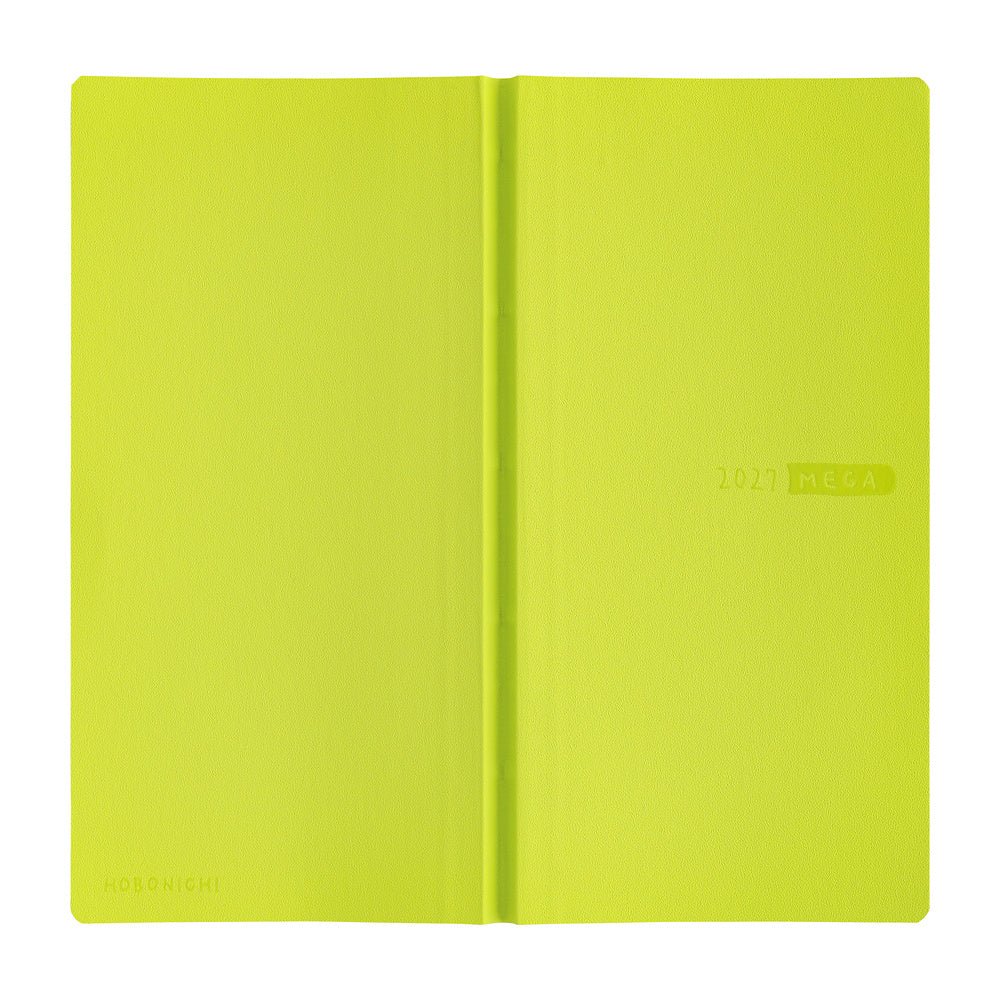 Weeks MEGA Sneaker: Lime Green - 2027 - 8 - Hobonichi Techo - Tidformera
