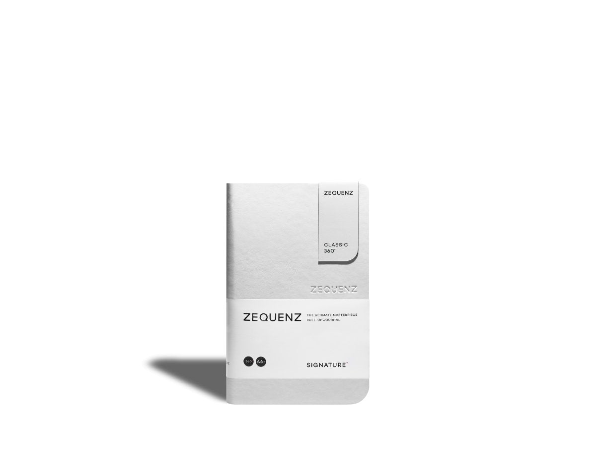 Zequenz - Rutad anteckningsbok - Signature Classic A6 - Vit från Zequenz - Tidformera