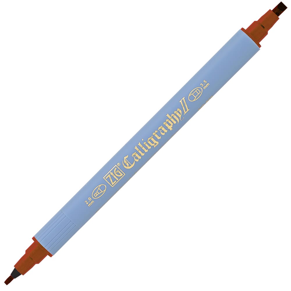 ZIG Calligraphy II TC-3100 - Brown - 1 - ZIG Kuretake - Tidformera