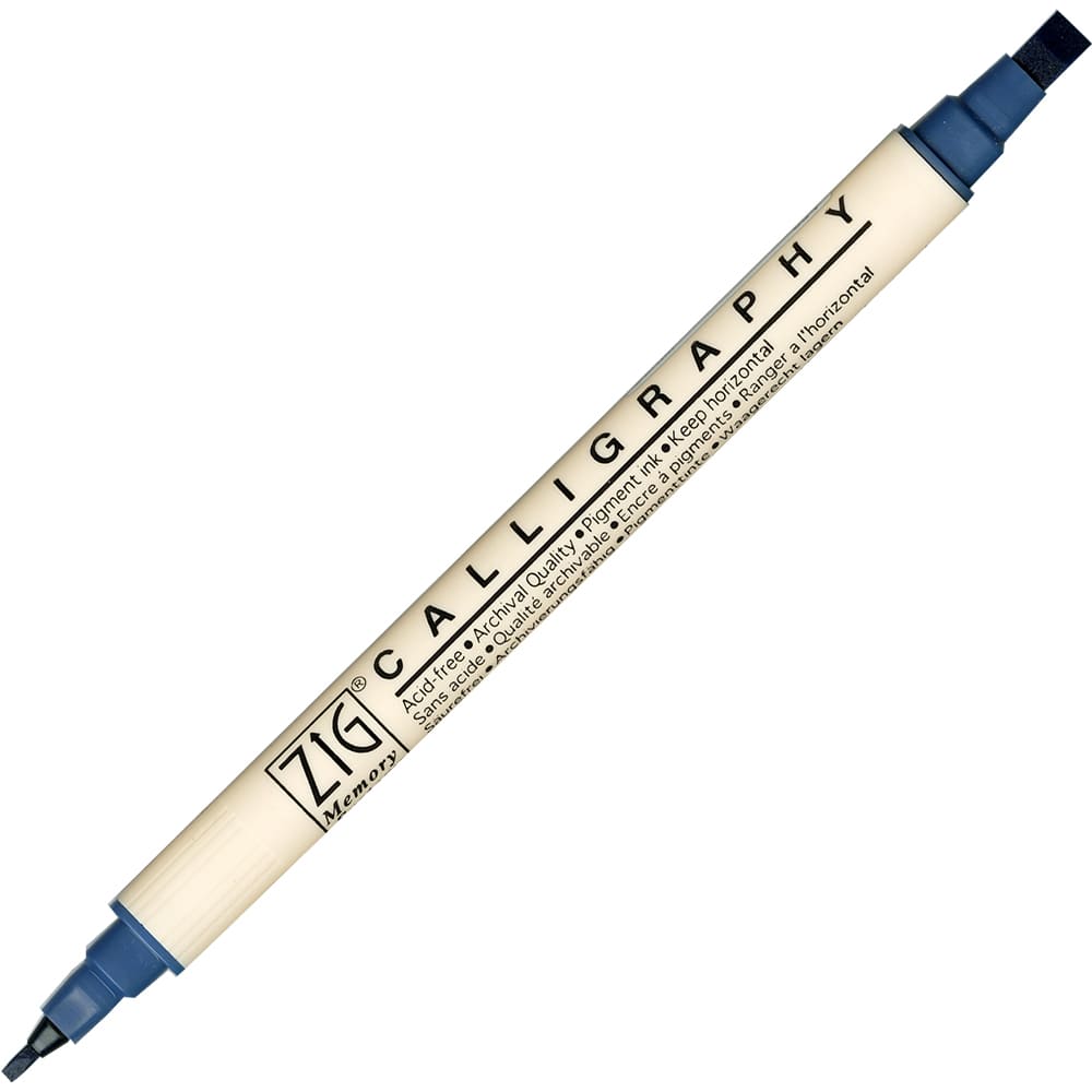 ZIG Calligraphy - Memory system MS-3400 3-pack - Deep sea - 4 - ZIG Kuretake - Tidformera